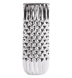  Silver Lg Vase Silver (A10080) - Zuo Modern