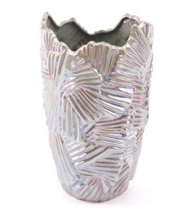  Palm Sm Vase Pearl 2 (A10098) - Zuo Modern