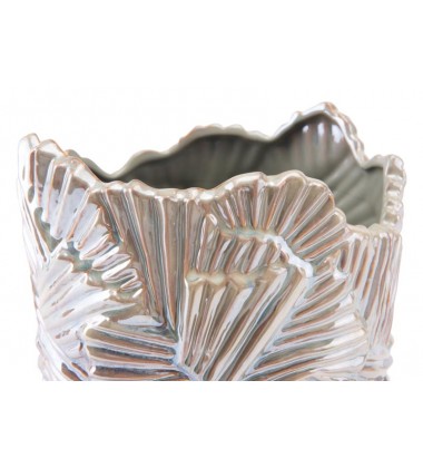  Palm Sm Vase Pearl 2 (A10098) - Zuo Modern