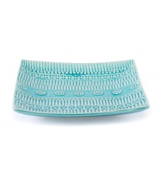  Tribal Plate Blue (A10181) - Zuo Modern