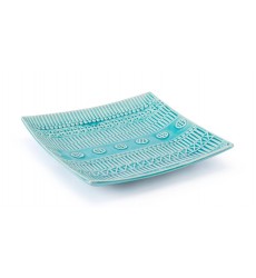 Tribal Plate Blue (A10181) - Zuo Modern