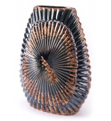  Elm Lg Vase Black (A10210) - Zuo Modern