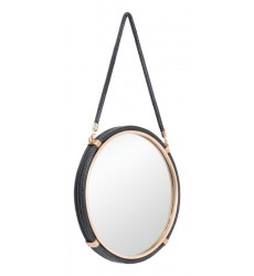  Round Mirror Black (A10321) - Zuo Modern