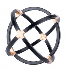  Geo Shapes Set Of 3 Black (A10334) - Zuo Modern