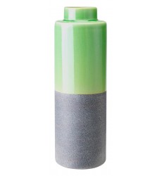  Stoneware Bottle Md Green &  Gray (A10384) - Zuo Modern
