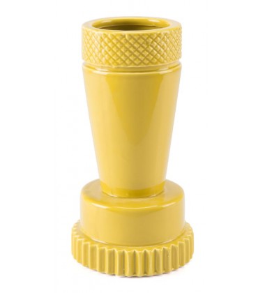  Inca Vase Sm Yellow (A10448) - Zuo Modern