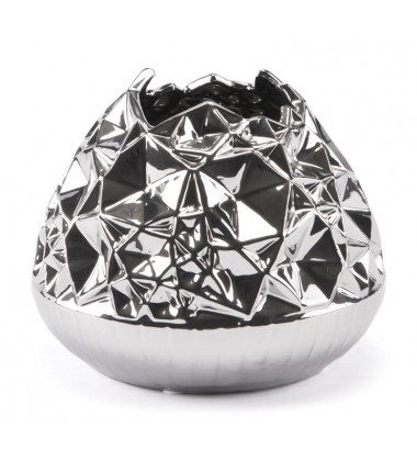  Line Vase Md Silver (A10451) - Zuo Modern