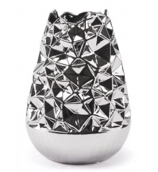  Line Vase Lg Silver (A10453) - Zuo Modern