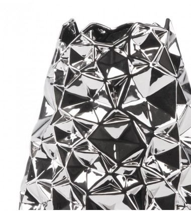  Line Vase Lg Silver (A10453) - Zuo Modern