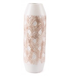  Toba Bottle Sm White & Brown (A10473) - Zuo Modern