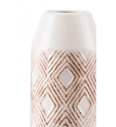  Toba Bottle Sm White & Brown (A10473) - Zuo Modern