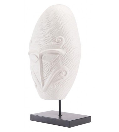  Hers Mask White Matte White (A10484) - Zuo Modern