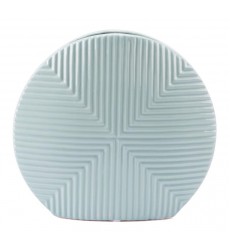  Herringbone Vase Blue (A10510) - Zuo Modern