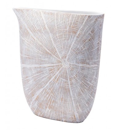  White Poly Jar Lg Antique Beige (A10540) - Zuo Modern