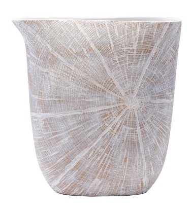  White Poly Jar Lg Antique Beige (A10540) - Zuo Modern