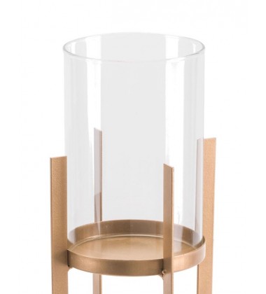 Equis Gold Candle Holder Lg Gold (A10752) - Zuo Modern Equis Gold Candle Holder Lg Gold (A10752) - Zuo Modern
