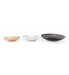  Set Of 3 Plates Multicolor (A10758) - Zuo Modern