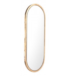  Oval Gold Mirror (A10778) - Zuo Modern