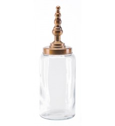  Tower Jar Lg Brass (A10843) - Zuo Modern