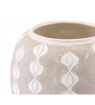  Libre Planter Md White & Gray (A10880) - Zuo Modern