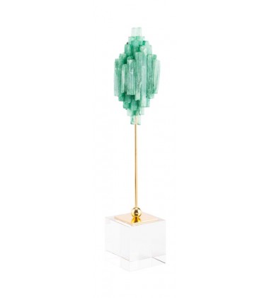  Green Stone Pedestal Sm Green (A10947) - Zuo Modern