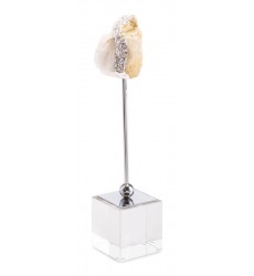  White Stone Pedestal Sm White (A10955) - Zuo Modern