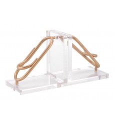  Clips Bookends Gold (A11003) - Zuo Modern