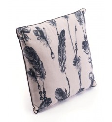  Western Pillow Black & Beige (A11096) - Zuo Modern