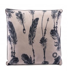 Western Pillow Black & Beige (A11096) - Zuo Modern