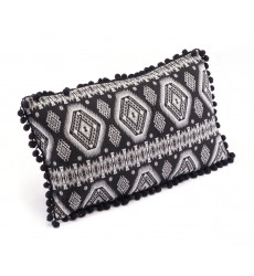  Tribal Pillow Black & White (A11097) - Zuo Modern