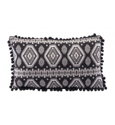  Tribal Pillow Black & White (A11097) - Zuo Modern