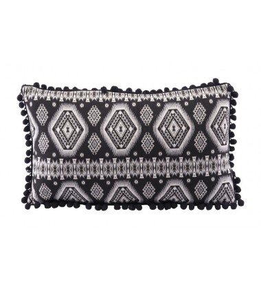  Tribal Pillow Black & White (A11097) - Zuo Modern