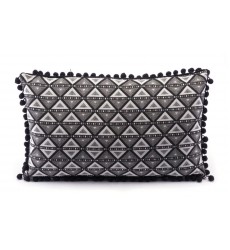  Triangles Pillow Black & White (A11098) - Zuo Modern