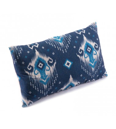  Ikat Pillow 1 Blue & Natural (A11108) - Zuo Modern