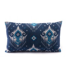  Ikat Pillow 1 Blue & Natural (A11108) - Zuo Modern