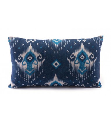  Ikat Pillow 1 Blue & Natural (A11108) - Zuo Modern