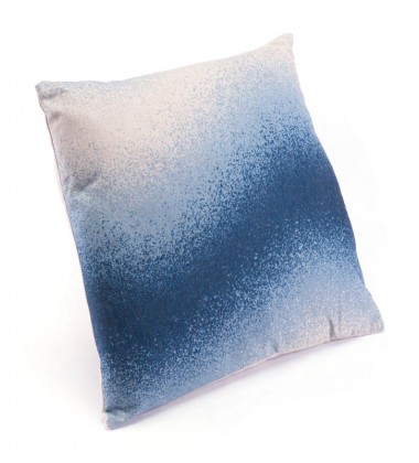  Ombre Pillow Blue & Natural (A11111) - Zuo Modern