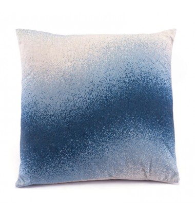  Ombre Pillow Blue & Natural (A11111) - Zuo Modern