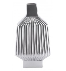  Tower Large Vase Matte Silver (A11319) - Zuo Modern