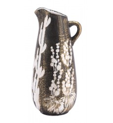  Jaci Small Jar Antique Gold & White (A11395) - Zuo Modern