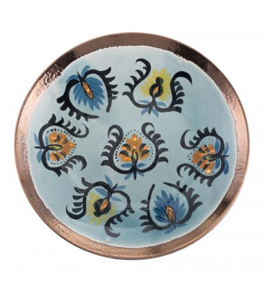  Paisley Plate Multicolor (A11436) - Zuo Modern