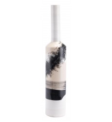 Plumas Large Bottle White & Black (A11470) - Zuo Modern