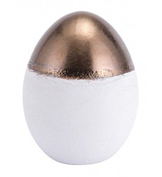  Ovo Large Figurine Gold & White (A11485) - Zuo Modern