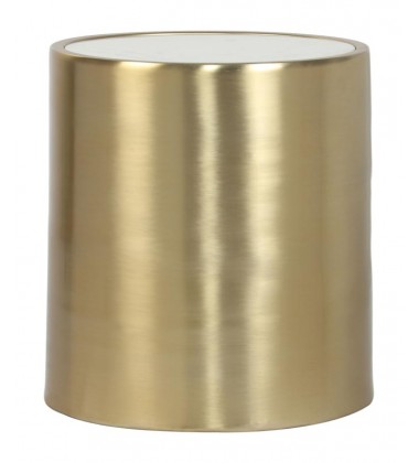 Emma Accent Table White Marble & Brass (A11565) - Zuo Modern Emma Accent Table White Marble & Brass (A11565) - Zuo Modern