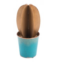  Cactus Lg Blue & Gold (A11631) - Zuo Modern