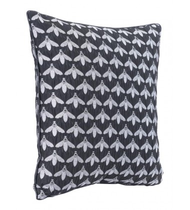  Bees At Night Pillow Black (A11736) - Zuo Modern