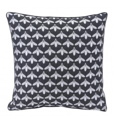  Bees At Night Pillow Black (A11736) - Zuo Modern