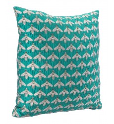  Bees Verdigrin Pillow Green (A11741) - Zuo Modern