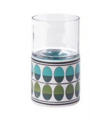  Retro Sm Candle Holder Green & Teal (A11831) - Zuo Modern