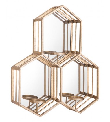  Vigo Mirror Gold (A11884) - Zuo Modern